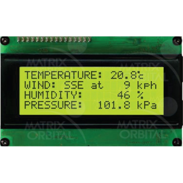 20x4 Character LCD Display Module